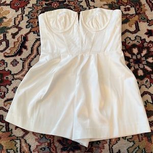 NBD Magdalena Romper in White